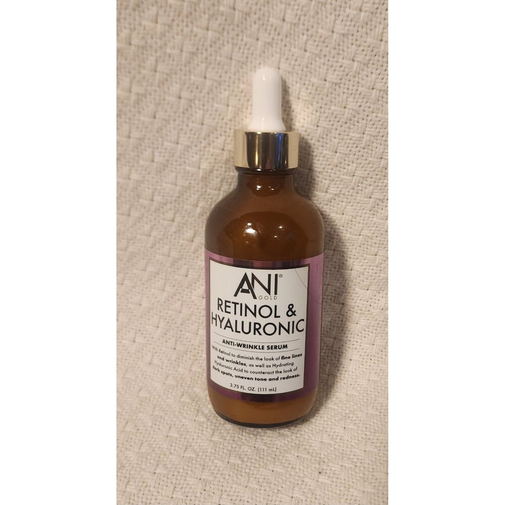 Ani Gold Retinol & Niacinamide Anti-Wrinkle Serum 3.75 fl oz New